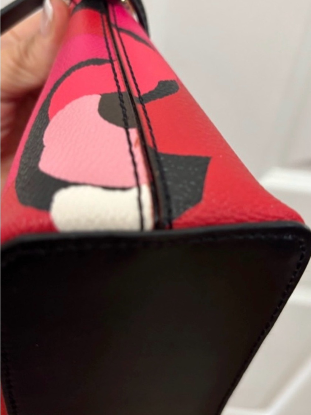 kate spade red/black by Brightwater Drive Hanna Multi Floral black crossbody bag - Picture 9 of 10